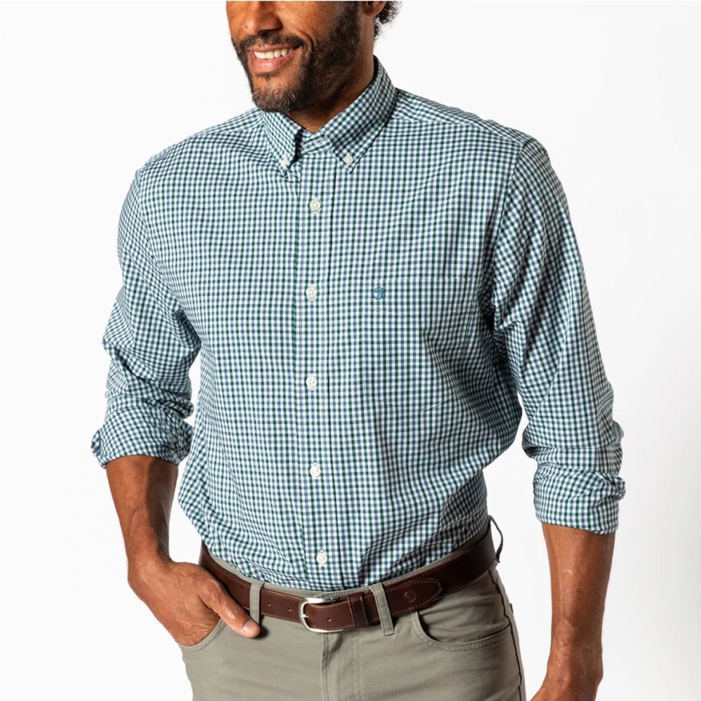 Duck Head - NEW with TAGS Men's Blue Checkered Shirt